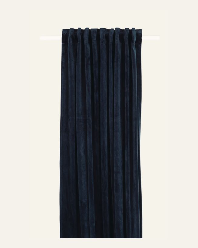 Gardin mørk blå - 135x300 cm mørk blå - 1