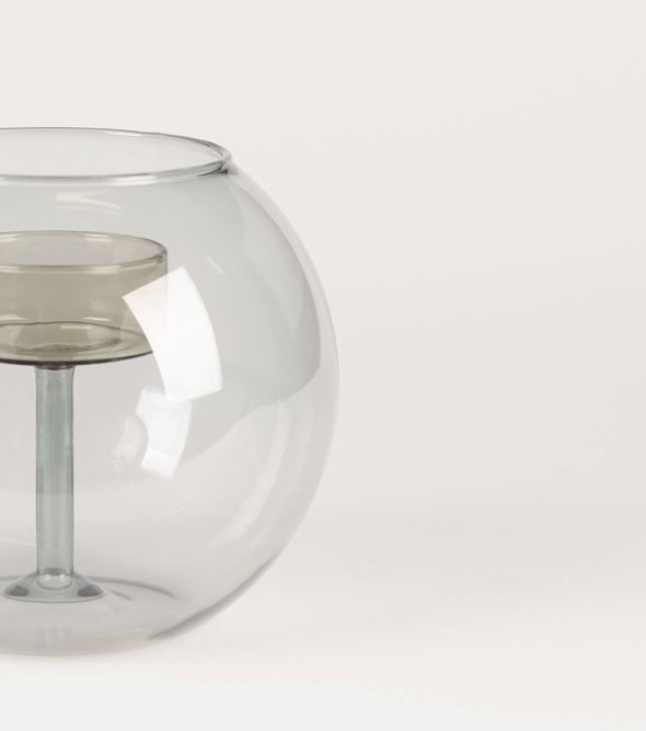 Telysholder mørk grå - 4