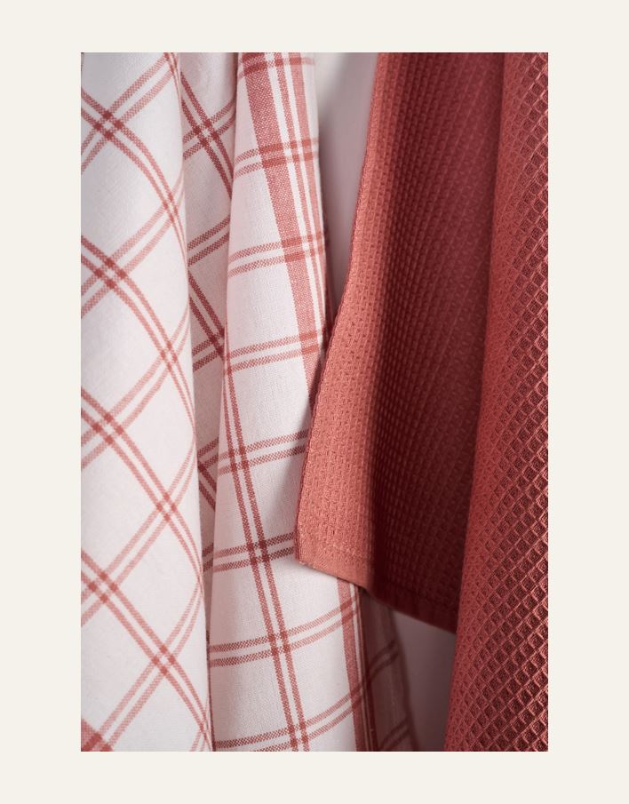 Kjøkkenhåndkle rosa - 2