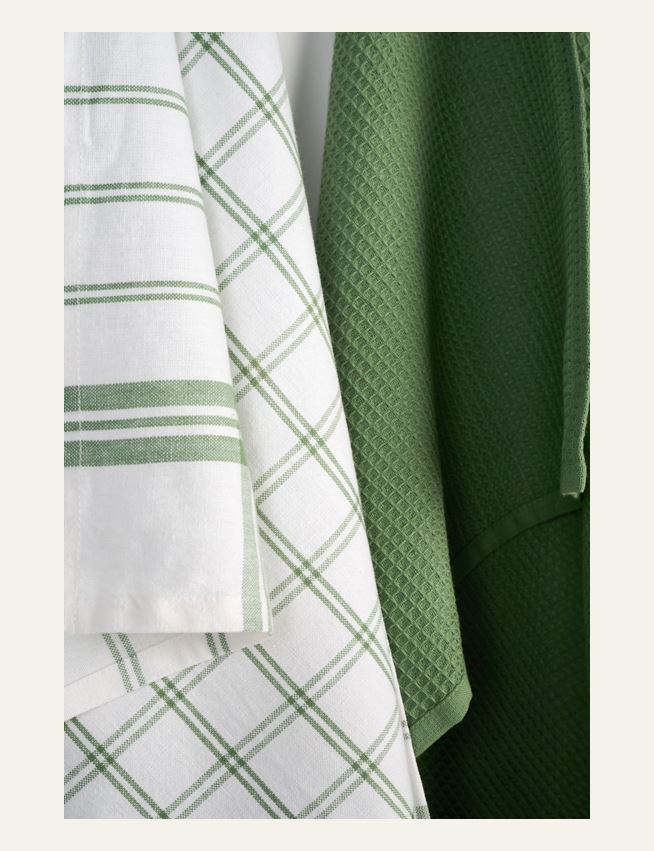 Kjøkkenhåndkle grønn - 2