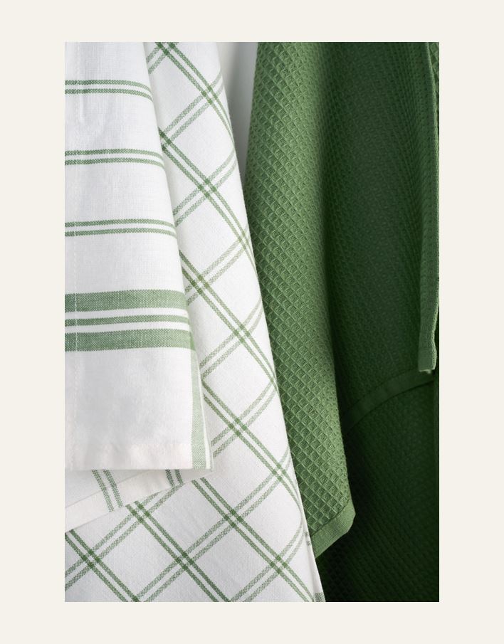 Kjøkkenhåndkle grønn - 2