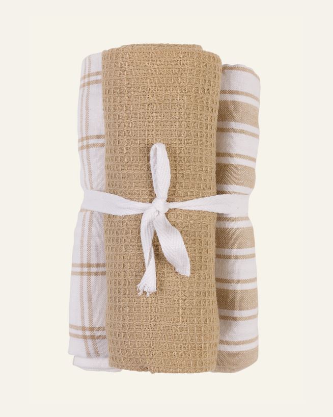 Kjøkkenhåndkle beige - 50x70 cm beige - 1