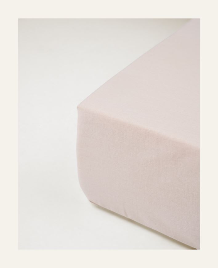 Bomullslaken sand - 240x260 cm sand - 1