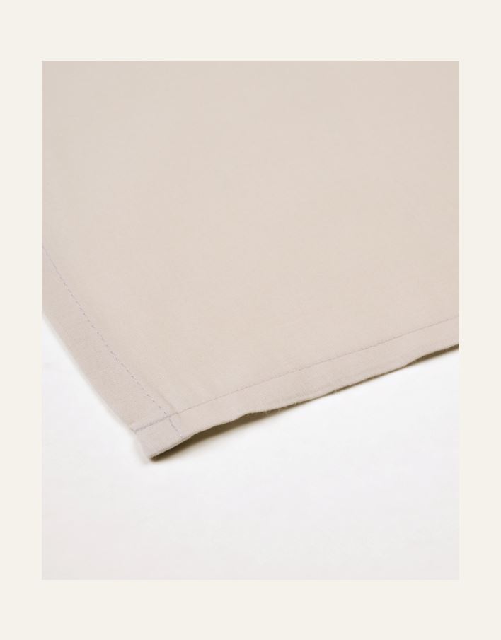 Bomullslaken sand - 2