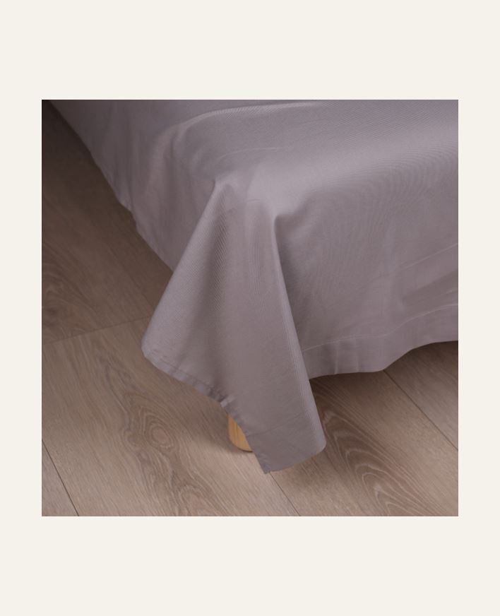 Bomullslaken lys grå - 240x260 cm lys grå - 1