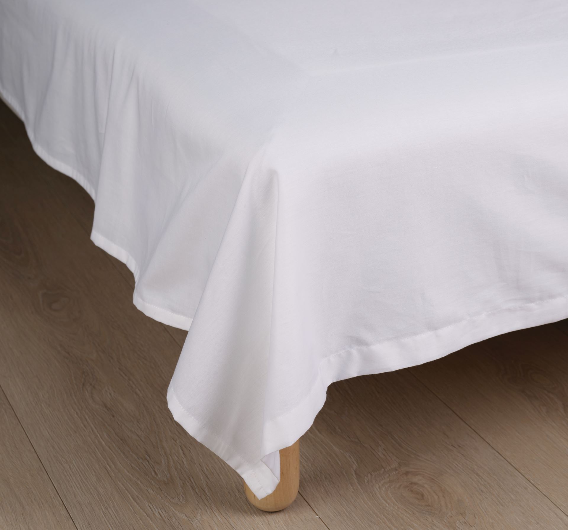 Laken flatt hvit - 3