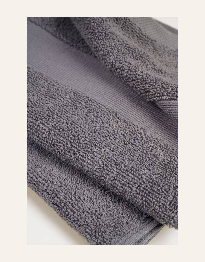 Håndkle mørk grå - 3