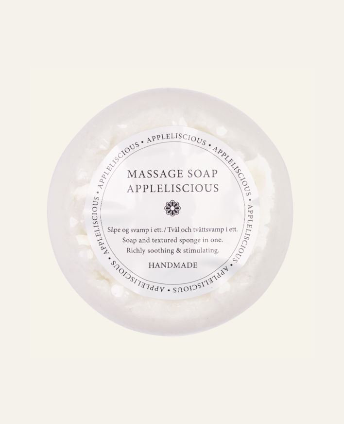 Massasjesåpe hvit - 8,5x8,5 cm hvit - 1