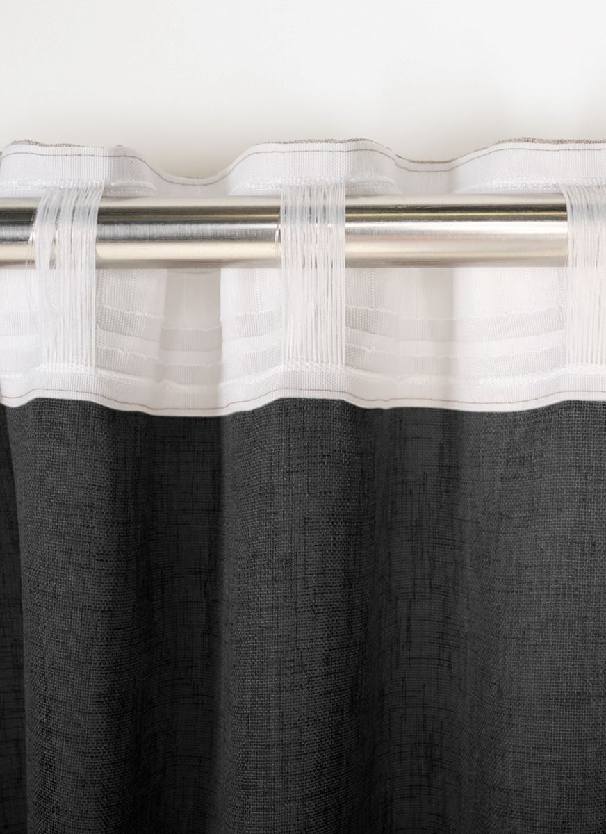 Gardin mørk grå - 3