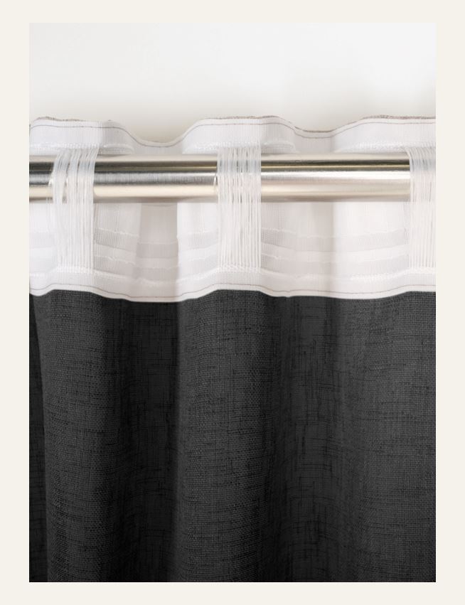 Gardin mørk grå - 3