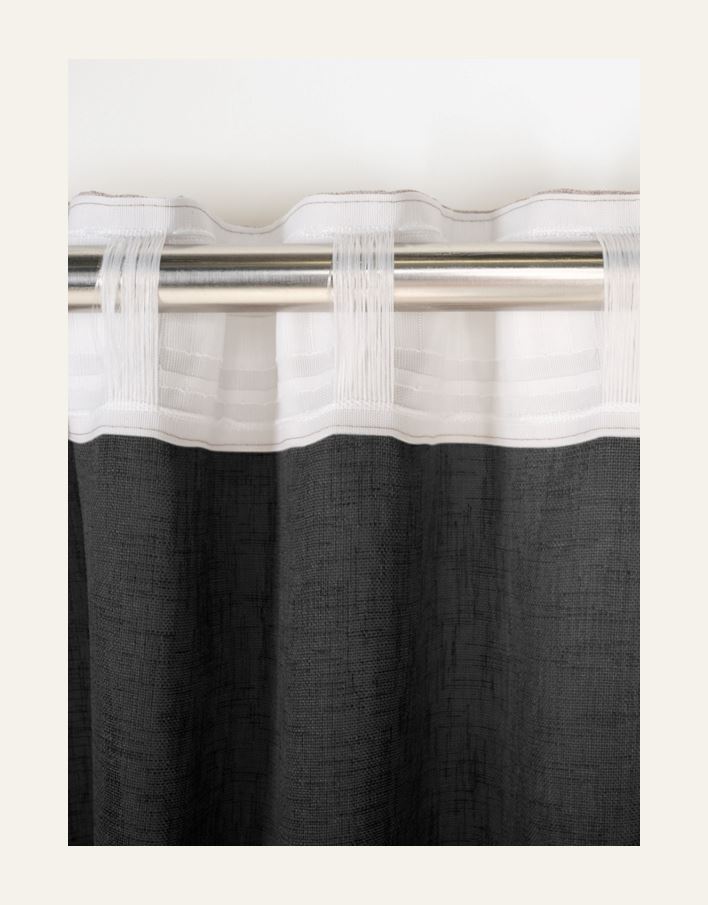 Gardin mørk grå - 3