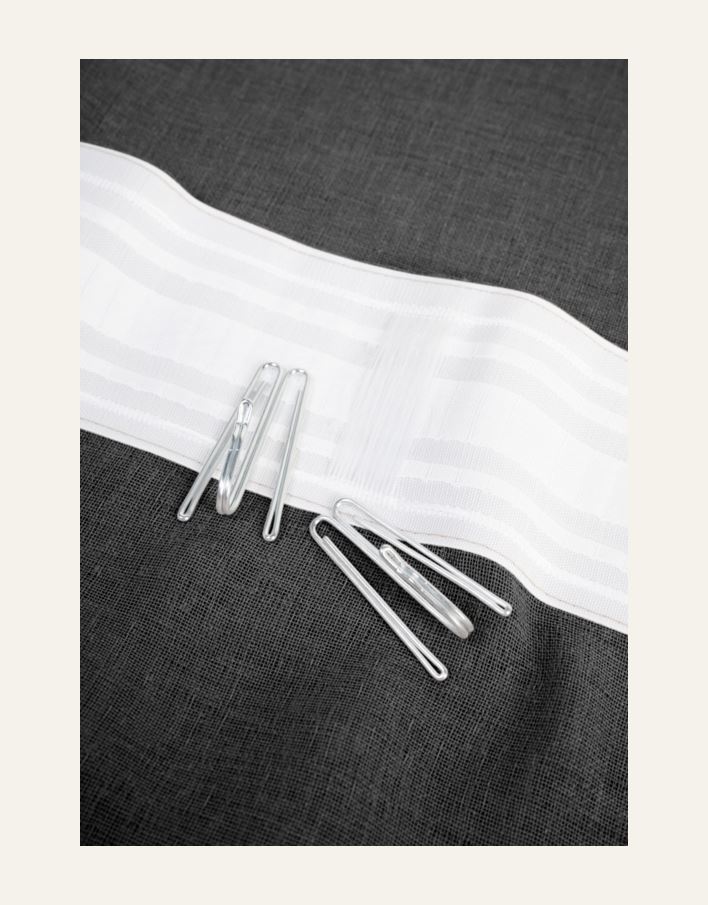 Gardin mørk grå - 5