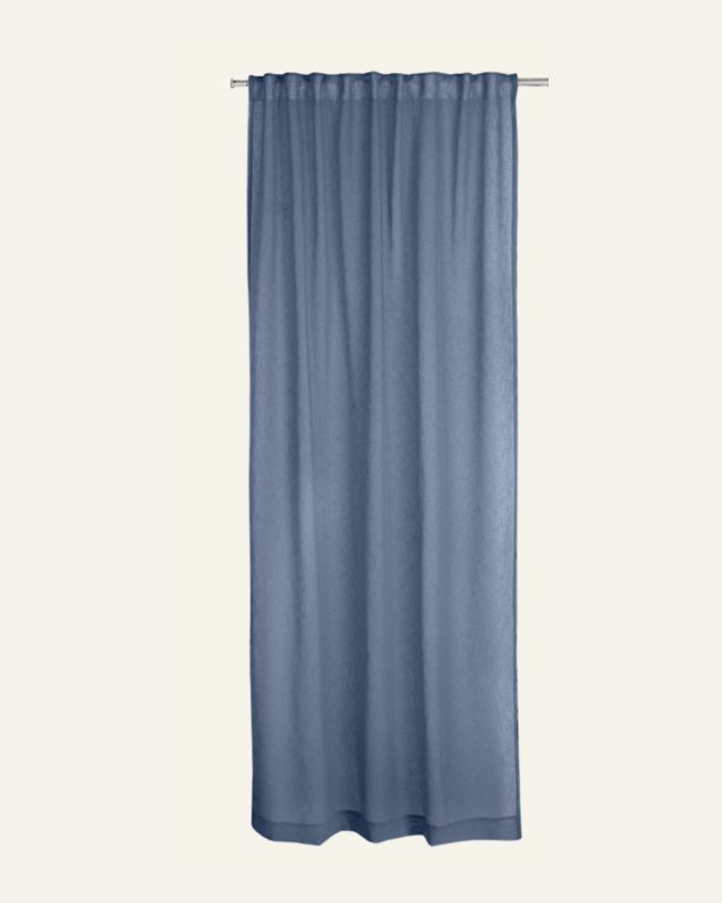 Gardin indigo blå - 140x220 cm indigo blå - 1