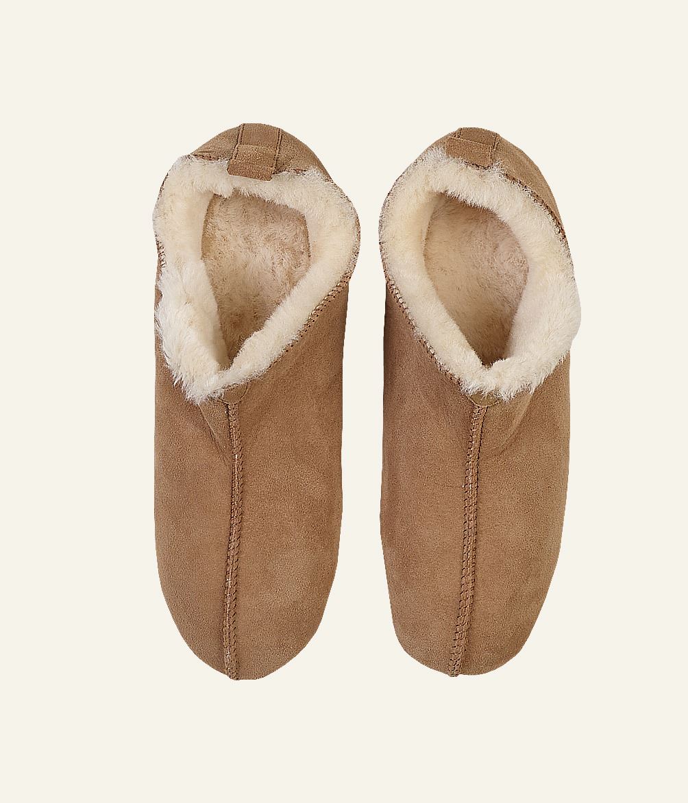 Skinntøfler natur - 2