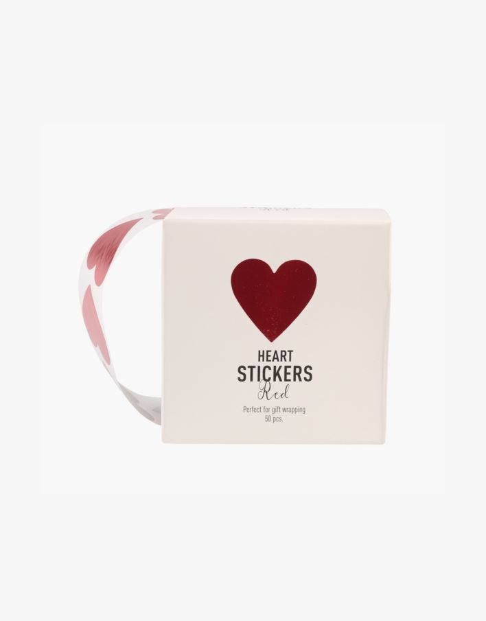 Klistrelapper rød - ø3 cm rød - 1