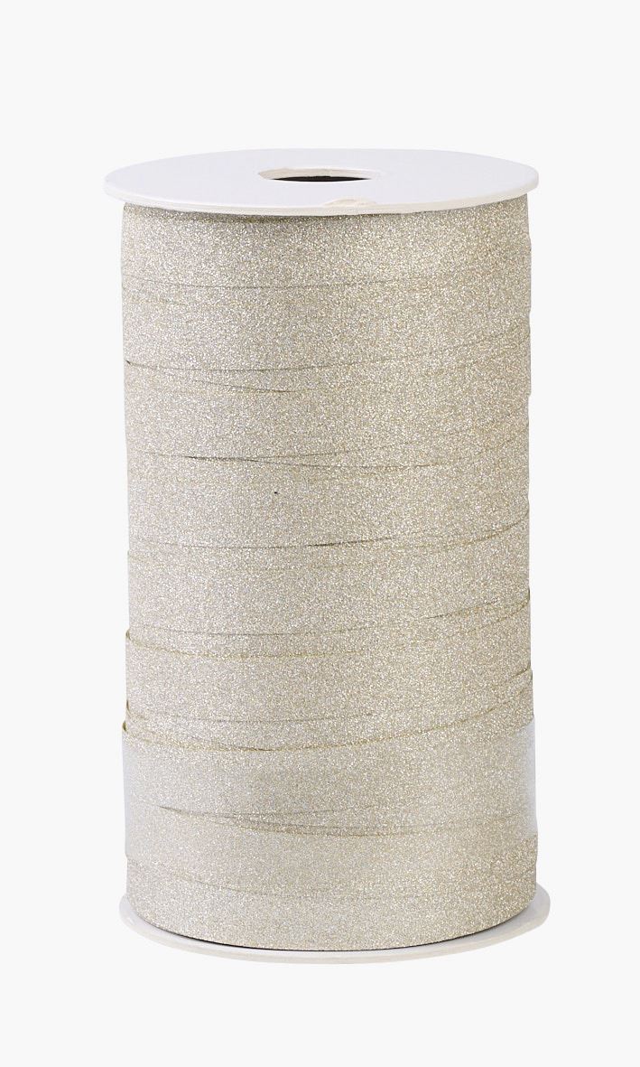 Bånd champagne - 1 cm x 100 m champagne - 1