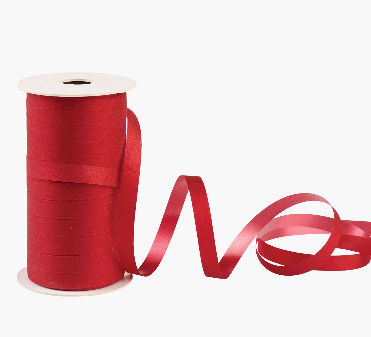 Bånd rød - 1 cm x 100 m rød - 1