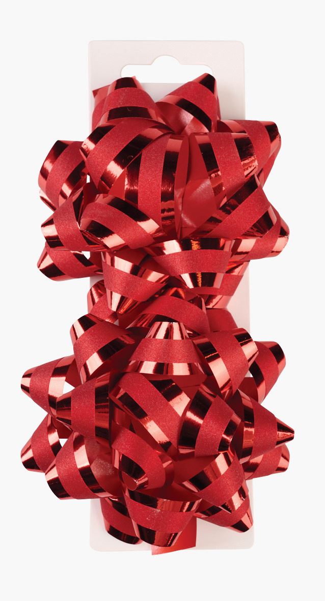 Rosett rød - ø10 cm rød - 1