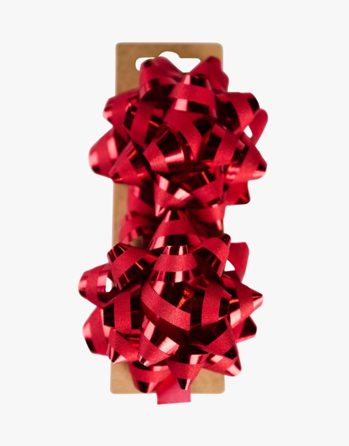 Rosett rød - ø10 cm rød - 1