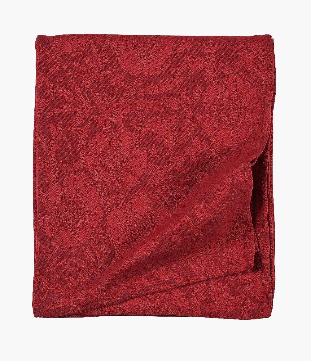 Jaquard duk rød - 140x250 cm rød - 1