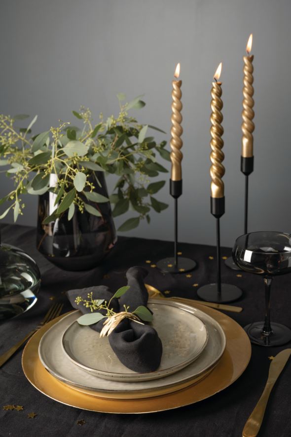 Dekketallerken gull - 2