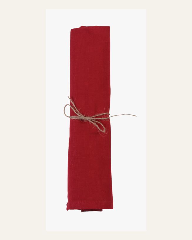 Linserviett rød - 45x45 cm rød - 1