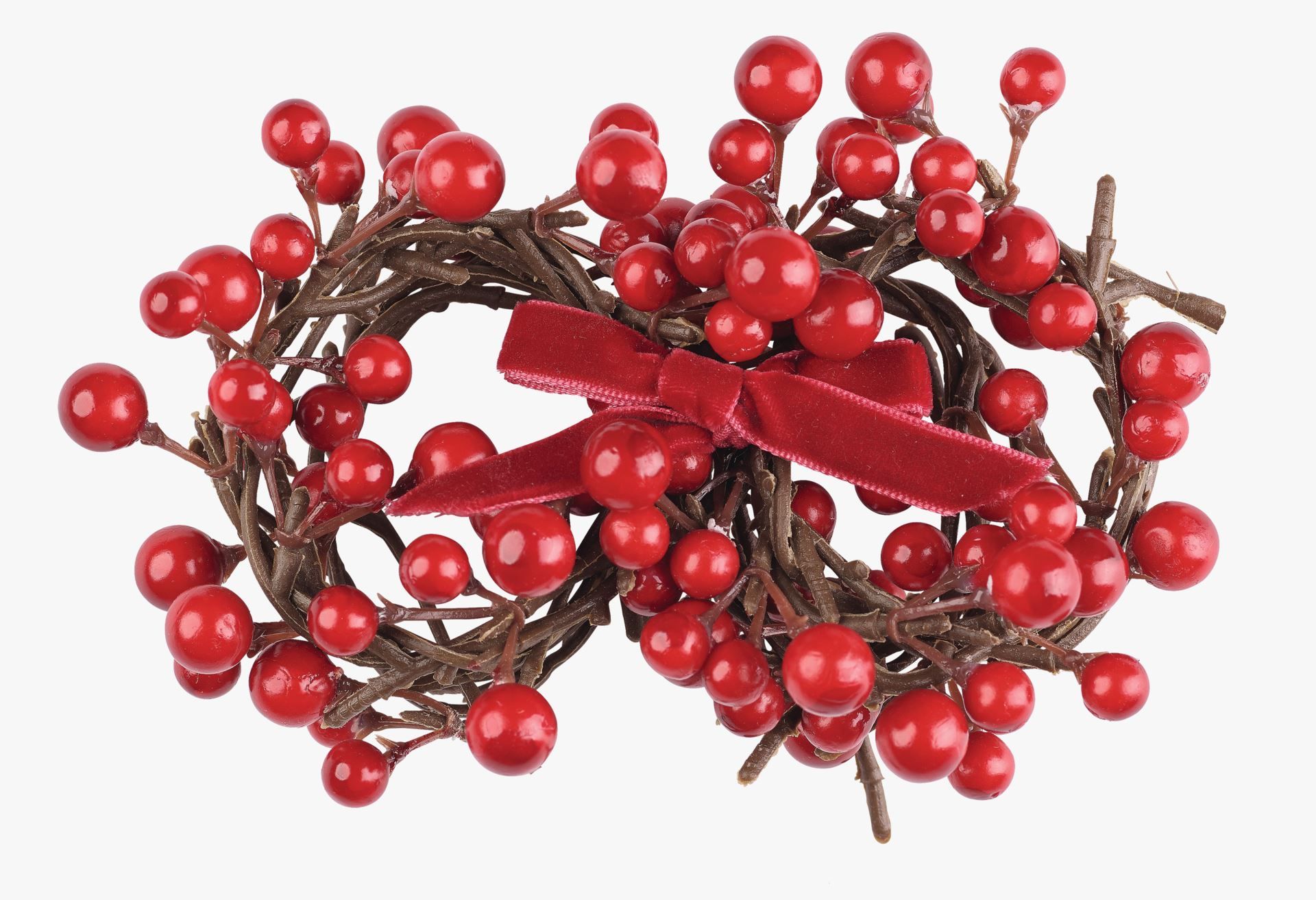 4 pk serviettringer rød - 4,5 cm rød - 1