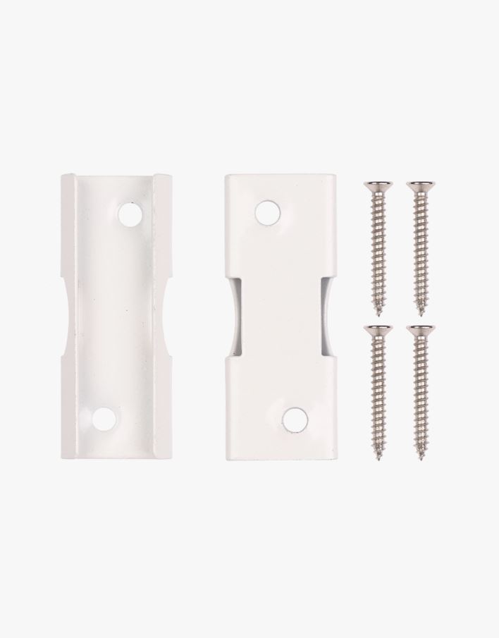 Veggbrakett hvit - 7,5 cm hvit - 1