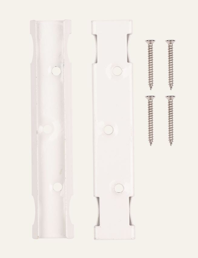 Veggbrakett hvit - 2