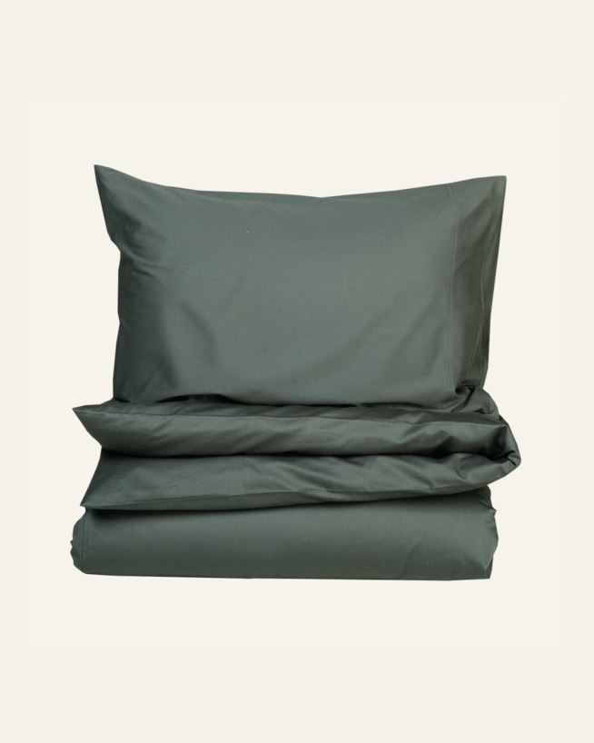 Sateng sengesett olivengrønn - 200x220 cm olivengrønn - 1