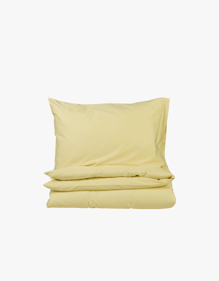 Sateng sengesett lys gul - 140x220 cm lys gul - 1