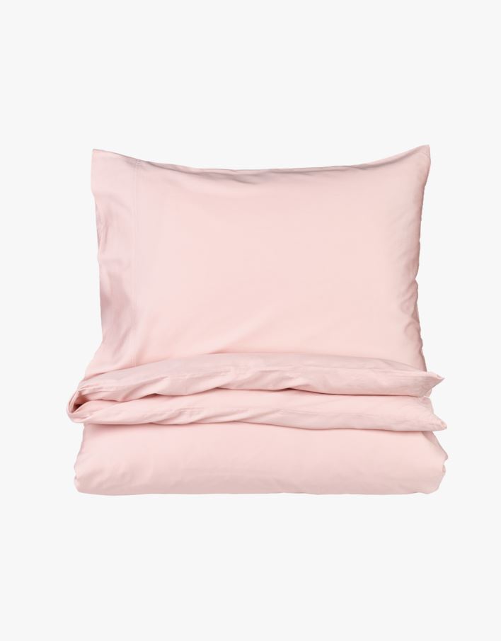 Sateng sengesett pudderrosa - 200x220 cm pudderrosa - 1