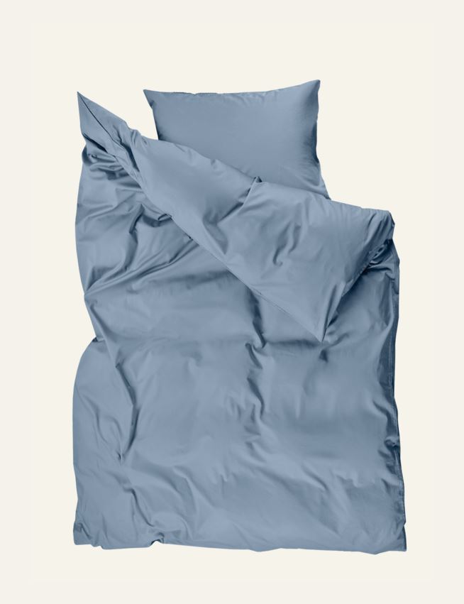 Sateng sengesett gråblå - 4