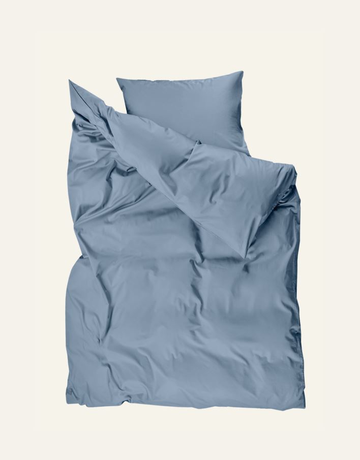 Sateng sengesett gråblå - 4