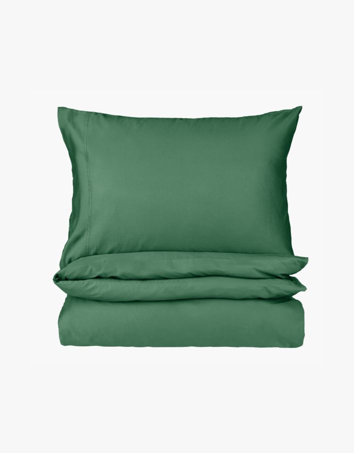 Sateng sengesett mosegrønn - 140x200 cm mosegrønn - 1