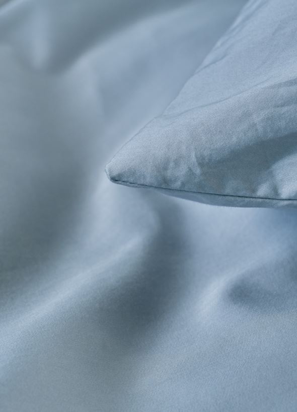 Sateng sengesett gråblå - 5