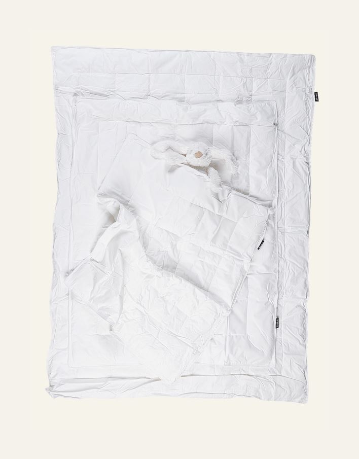 Barn helårs fiberdyne hvit - 4