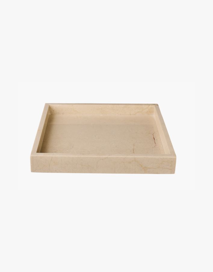 Lysfat beige - 23x23x3 cm beige - 1