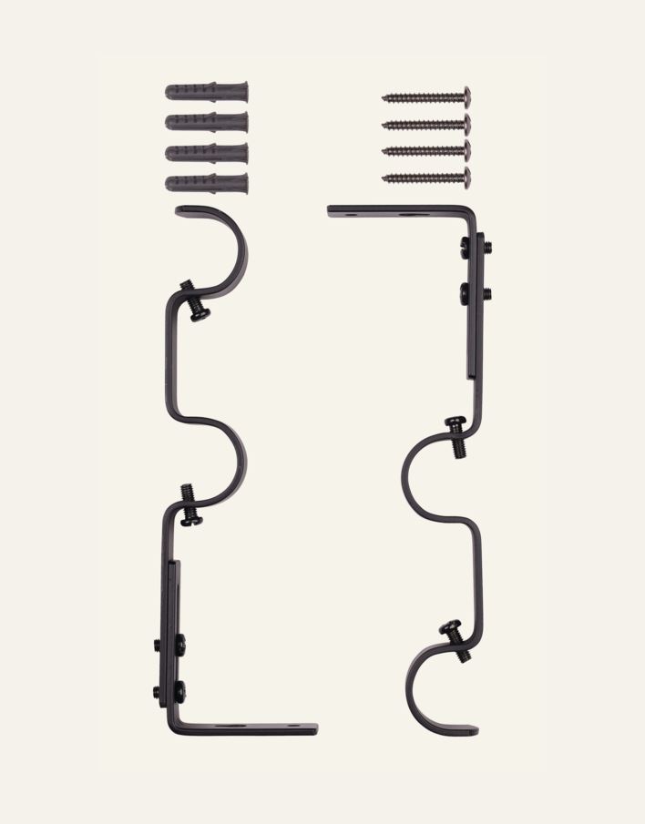 Veggfester svart - 2