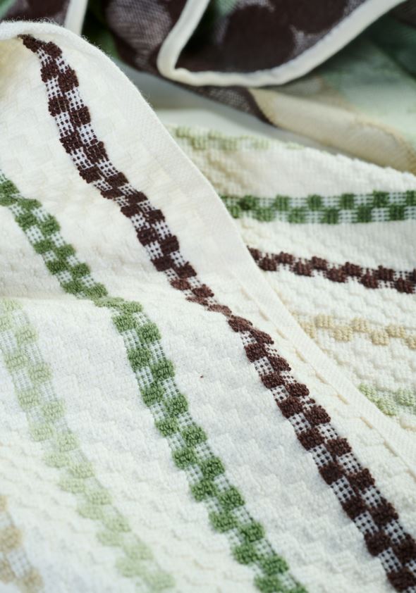 Kjøkkenhåndkle 2pk grønn - 2