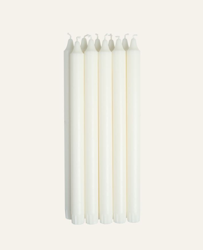 Stakelys hvit - 30 cm hvit - 1