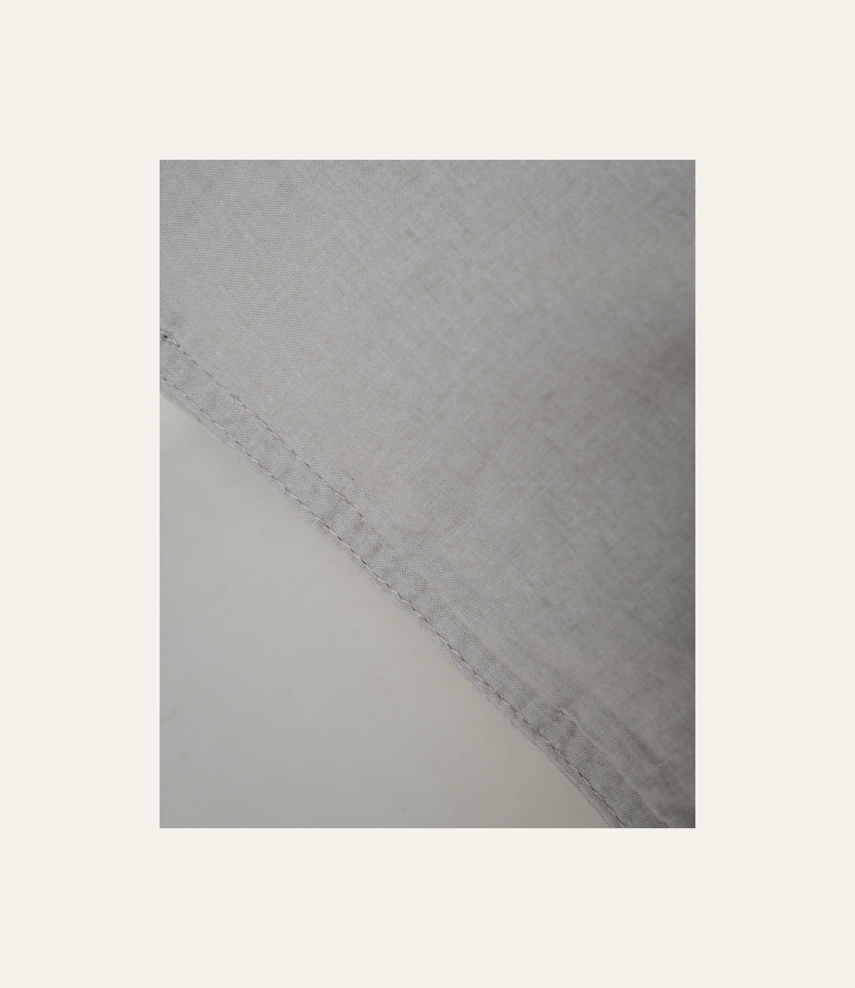 Bomull putevar beige - 2