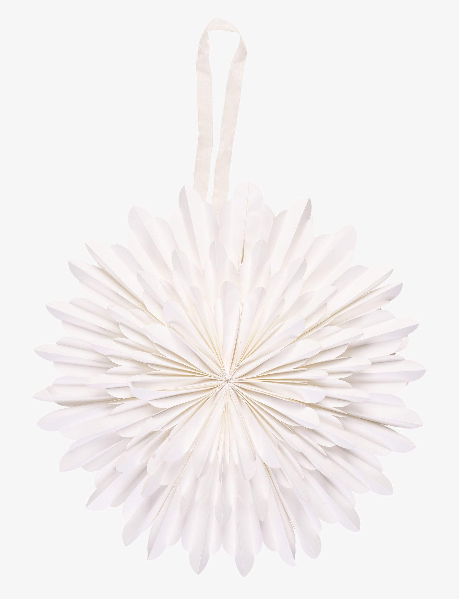 Adventsstjerne hvit - ø60 cm hvit - 1