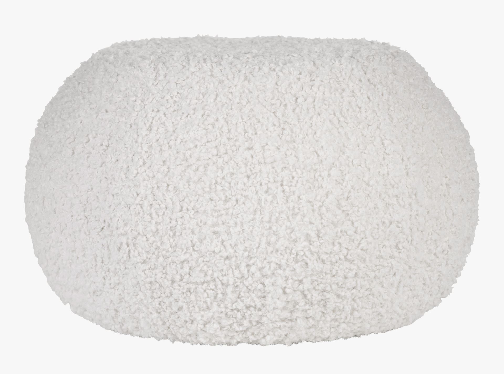 Puff hvit - 30 cm ø49 hvit - 1