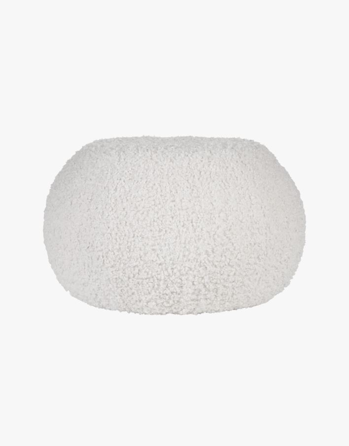 Puff hvit - 30 cm ø49 hvit - 1
