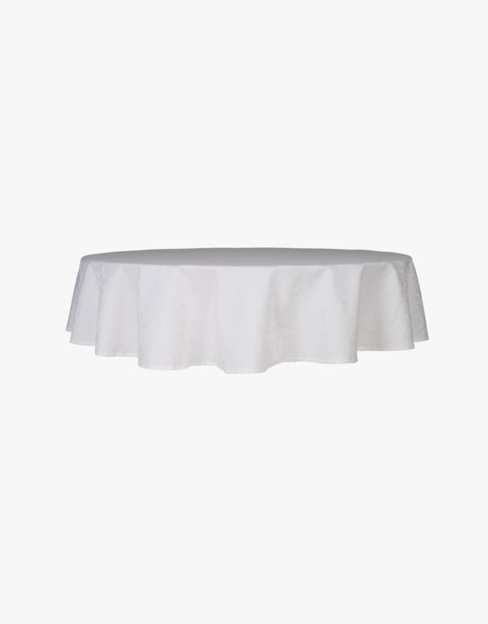 Belagt duk hvit - ø180 cm hvit - 1