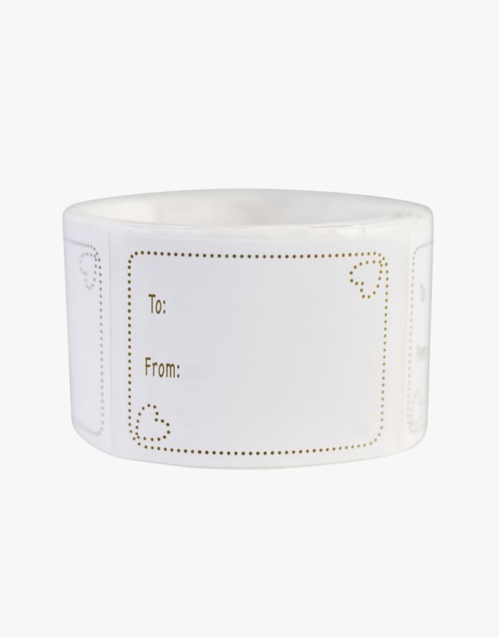 Klistrelapper gull - 6x4,5 cm gull - 1