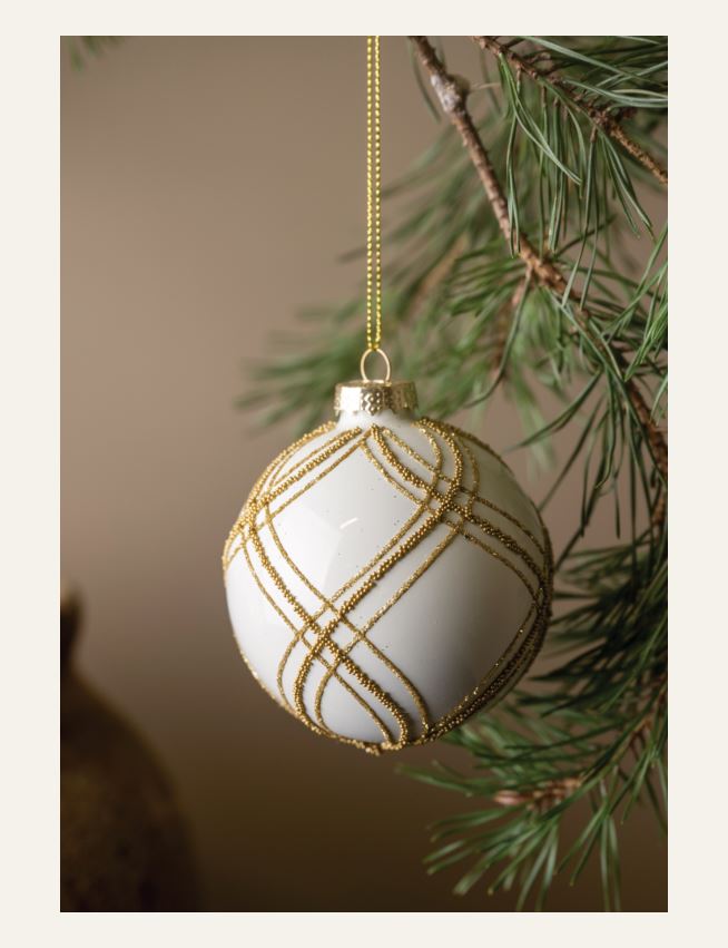 Julekule hvit - 2