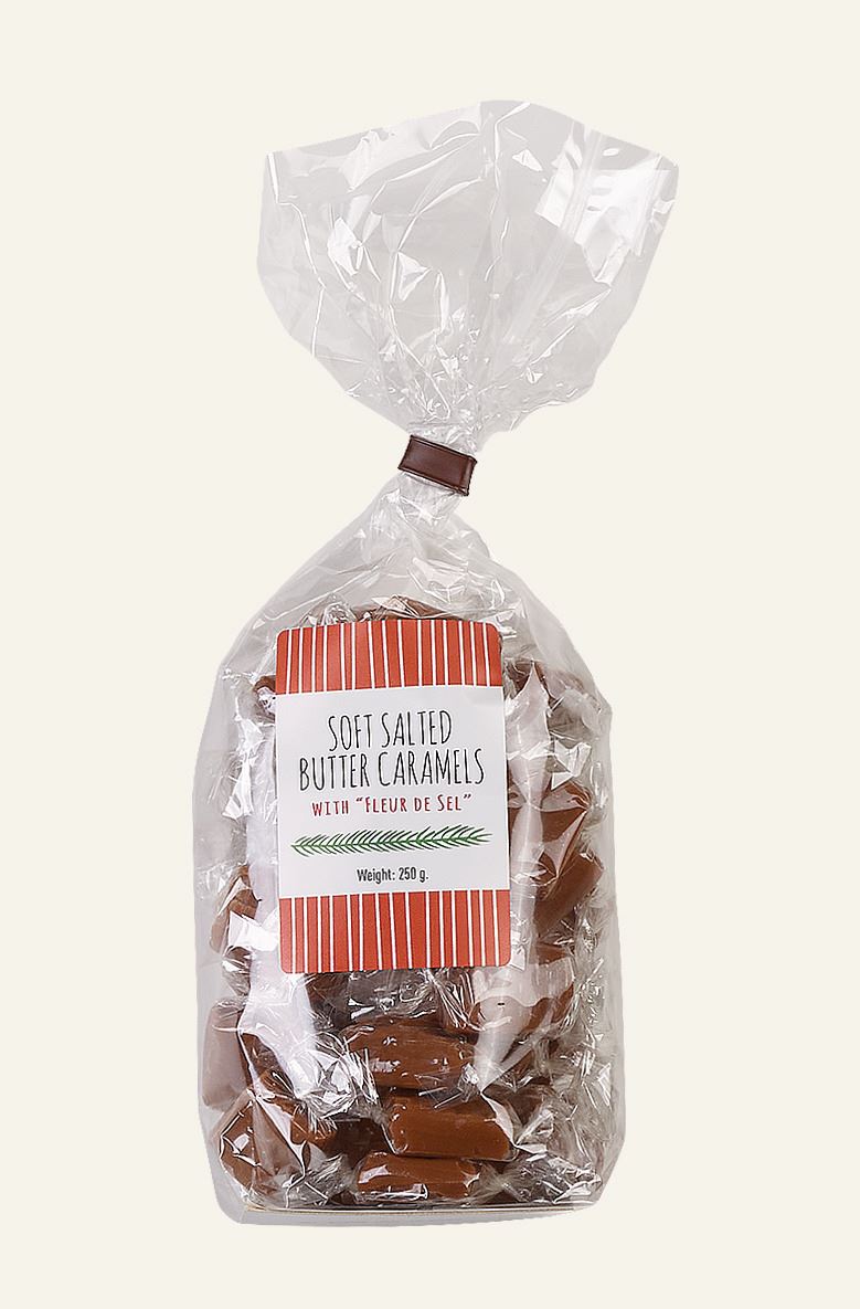 Fløtekaramell brun - 250 g brun - 1
