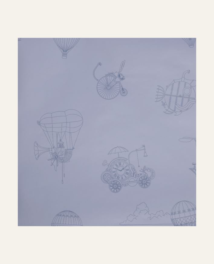 Tapet blå - 53 cm x10,5 m blå - 1